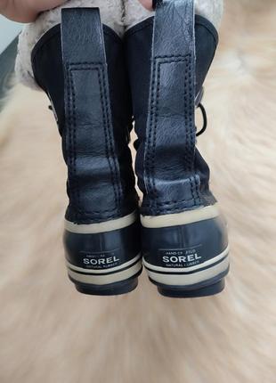 Зимние теплые брендовые сапоги сноубутсы sorel3 фото