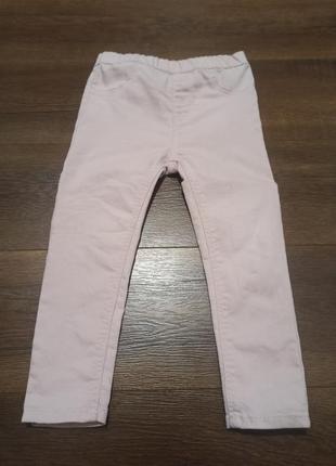 Детские джинсы h&amp;m для девочки, используемые