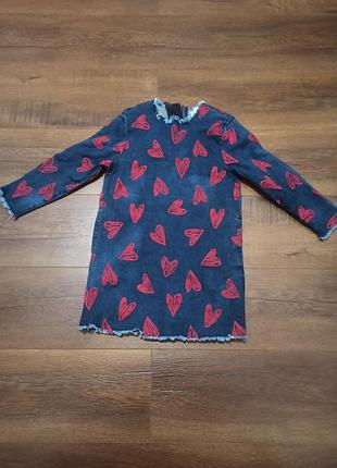 Детское джинсовое платье stillamccartney kids, употребленное