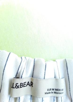 Милые полосатые шортики с  высокой посадкой  от pull&bear2 фото