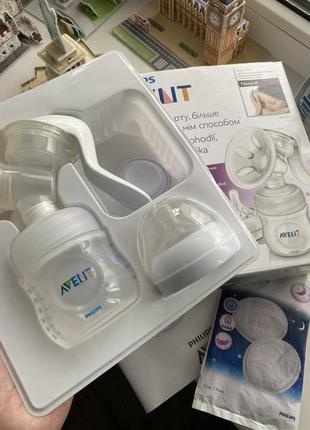 Ручной молокоотсос philips avent comfort