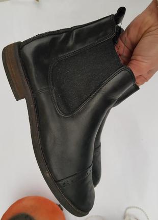 Брендовые кожаные ботиночки челси4 фото