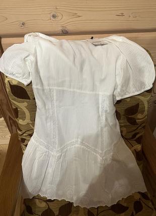 Хлопковое платье с кружевом zara оригинал