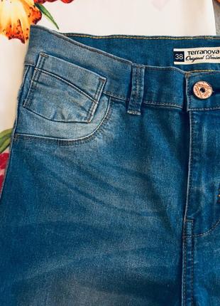 Качественные джеггинсы, джинсы скини с высокой посадкой terranova6 фото