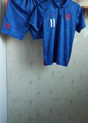 Футбольна форма (шорти і футболка) nike, англія джейдон санчо1 фото