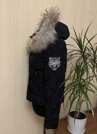 Крутевая брендовая куртка натуральный пуховик philipp plein marshmallow размер xs/s3 фото