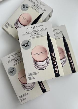Набор для бровей anastasia beverly hills laminated look brow kit новый