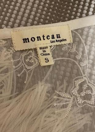 Кружевная накидка в винтажном стиле с вышивкой  (№108)9 фото