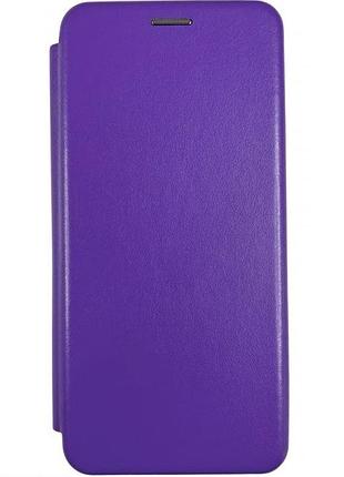 Чехол g.c. для xiaomi redmi 9a книжка магнитная purple