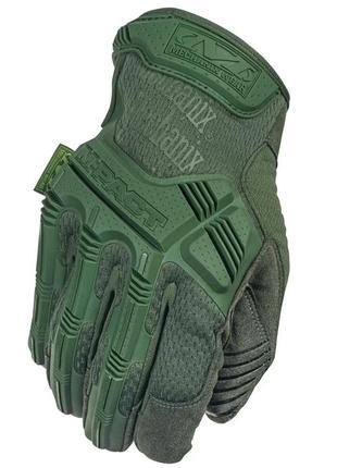 Перчатки / рукавички "mechanix" tactical gloves m-pact - олива