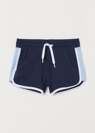 Шорты двунить h&m англия 140 - 170+ см 9 - 14+ лет для девочки и девушки