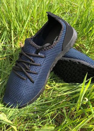 Кроссовки лето сетка мужские 40 размер. летние кроссовки. модель 15976. цвет: синий10 фото