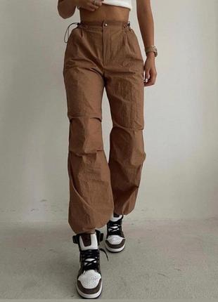 Новые женские карго брюки на утяжках на весну тренд 2024рока6 фото