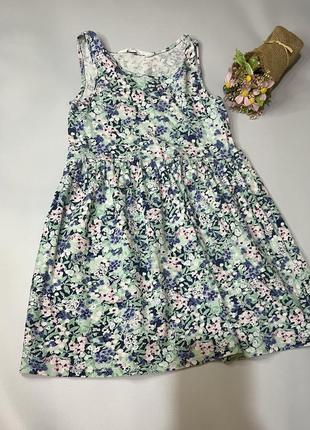 Нежное платье в цветы