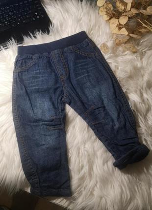 Джинси штани на 9-12 місяців штанці штанішки