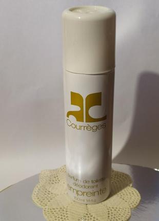 Courreges empreinte deodorant parfum de toilette с пломбой винтаж