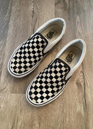 Сліпони кеди у шашку vans