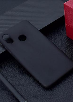Чохол xiaomi mi max 3 силікон soft touch бампер чорний
