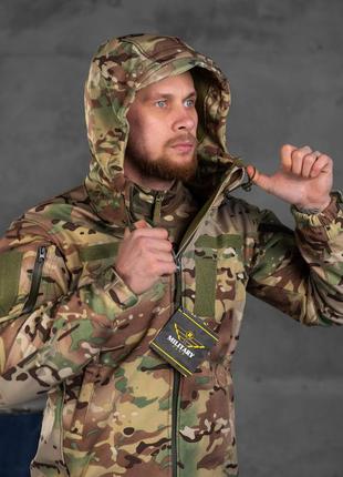 Куртка тактическая камуфляжная водоотталкиваюзая мультикам  , весенняя армейская куртка .4 фото