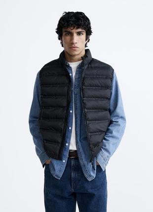 Мужская жилетка безрукавка zara