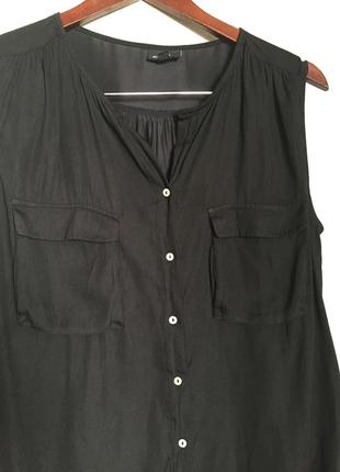 Сорочка блуза з накладними кишенями6 фото