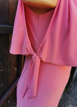 Платье стрейч футляр для кормящей миди asos с пелериной воротник стойка3 фото