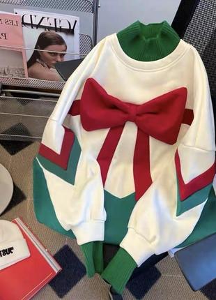 Кофта, свитшот, нарядная кофта, на новогоднюю фотосессию