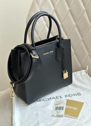 Сумка michael kors mercer (чорна)