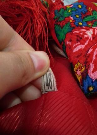 Кашемировое, демисезонное, красное пальто8 фото
