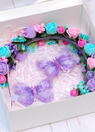 Набор украшений: обруч и заколки