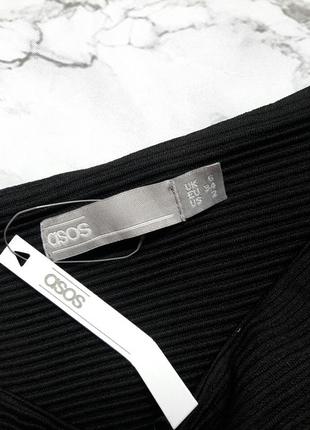 Спідниця чорна в обтяжку зі шнурівкою з биркою3 фото
