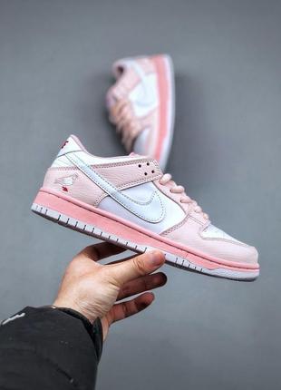 Кроссовки nike sb dunk low pink pigeon