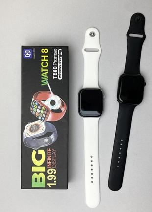 Розумний годинник smart watch т800 pro max (білий) marketopt5 фото