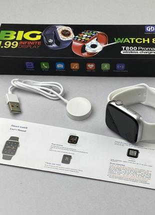 Розумний годинник smart watch т800 pro max (білий) marketopt6 фото