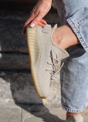 Кросівки adidas yeezy 350 sasame beige  ( lux ) кроссовки2 фото