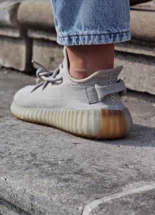 Кросівки adidas yeezy 350 sasame beige  ( lux ) кроссовки7 фото