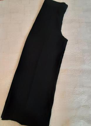 Чудові штани кюлоти на високій посадці в смарагдовому кольорі від zara іспанія7 фото