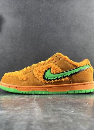 Кросівки nike sb dunk low grateful dead bears orange