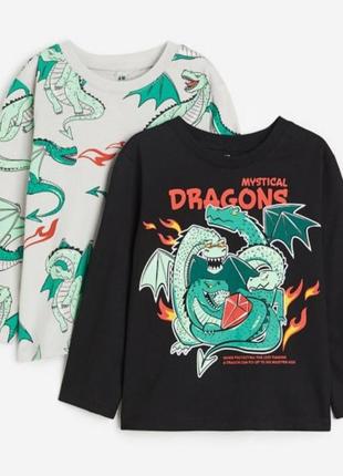 Реглан лонгсливов лонгслив h&amp;m 4-6