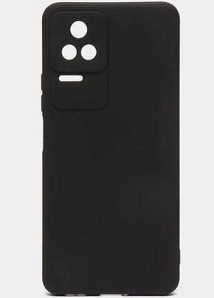Чехол fiji soft для xiaomi poco f4 силикон бампер черный