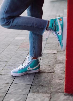 Женские кроссовки nike blazer mid7 фото