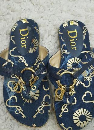 Вьетнамки dior. 36р3 фото