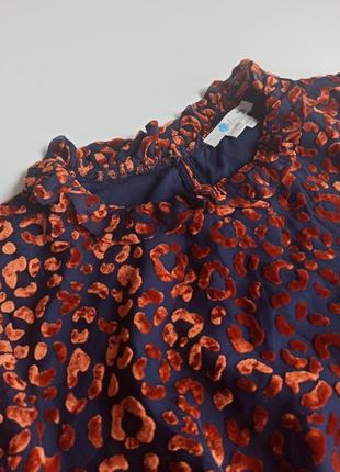 Красивая стильная блуза из фактурной ткани с содержанием шелка6 фото