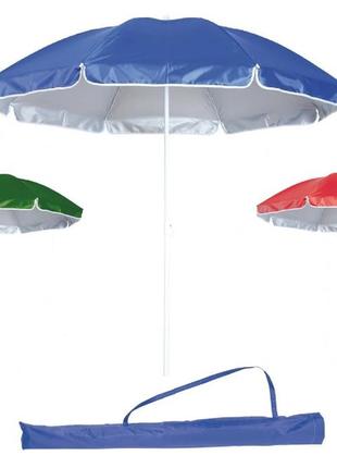 Зонт пляжний садовий, діаметр 1,8 м з захистом від uv-променів тм