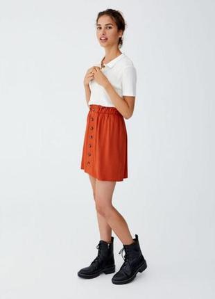 Юбка с высокой посадкой pull&bear