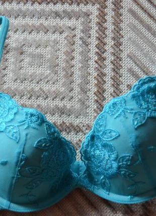Шикарный голубой бюстгальтер la senza 70 в (в идеале на а)