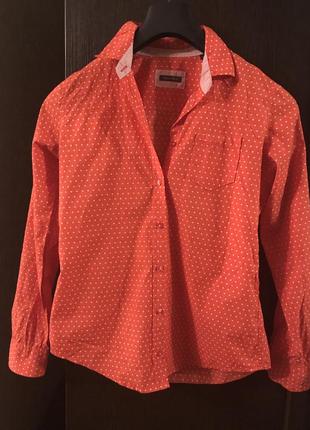 Алая рубашка в горох marcopolo