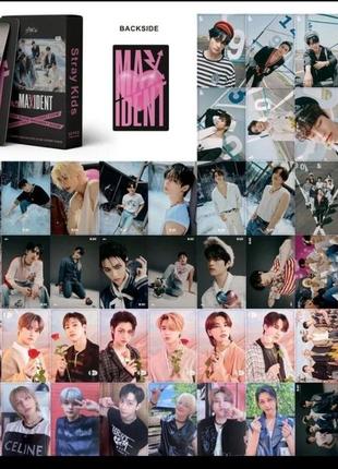 Lomo cards laser ломо карты голографические стрей кидс stray kids maxident 55 карт