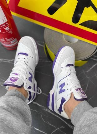 Кроссовки new balance 550 violet3 фото