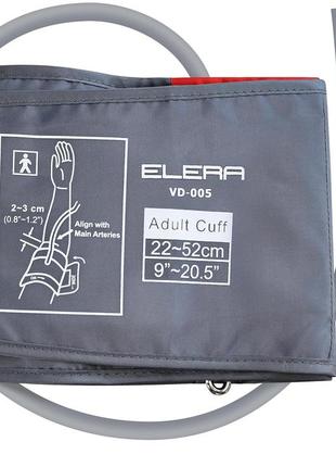 Манжета для измерения артериального давления elera (5.9–9,5 дюйма | 15–24 см) — сменная манжета